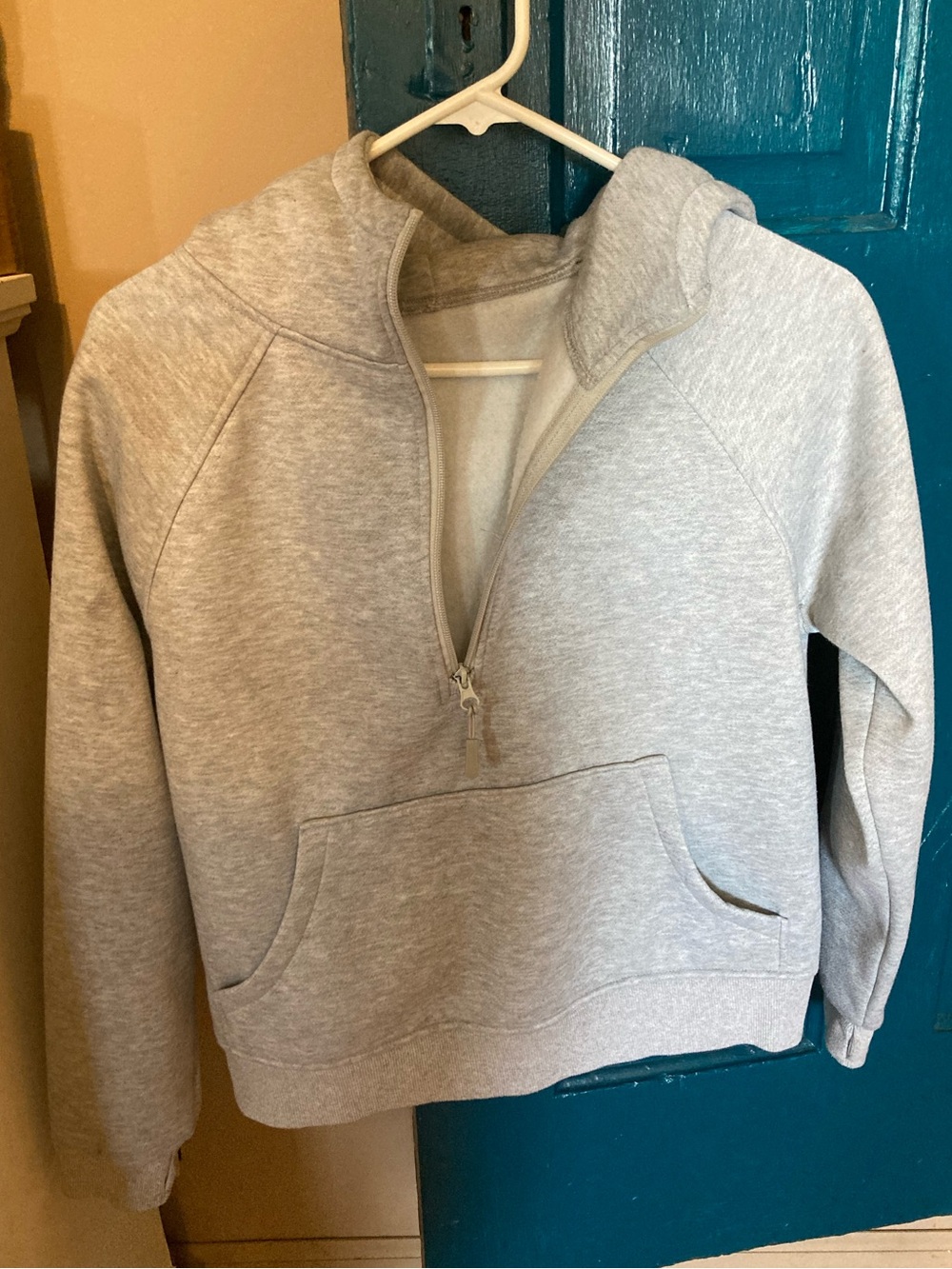Classic Quarter-Zip Kid’s Sweatshirt - Light Gray